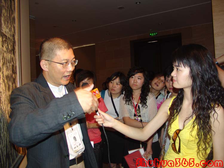 书画名人榜记者采访许江